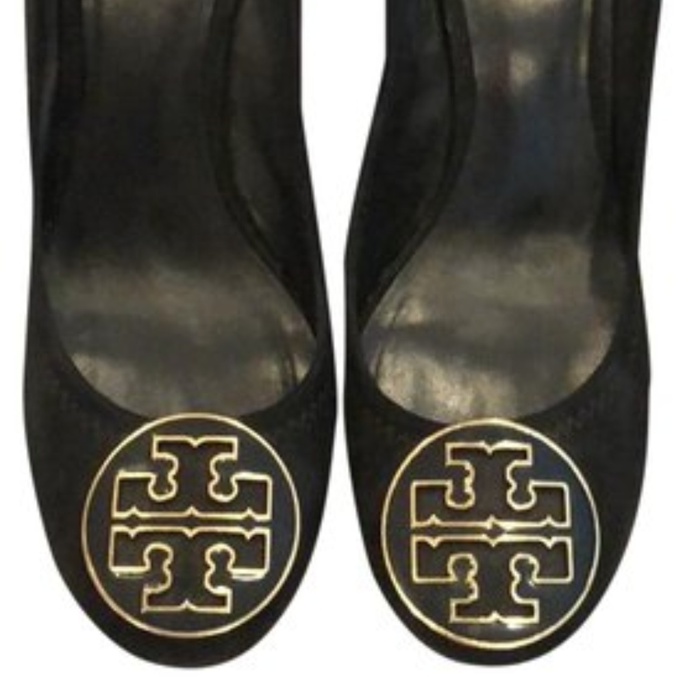 Tory Burch Black Leather Maddie Pumps